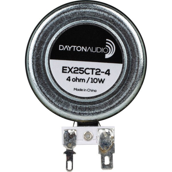 Main product image for Dayton Audio EX25CT2-4 Coin Type 25mm Interchangeable Hardware Mount Exciter 10W 4 Ohm295-221